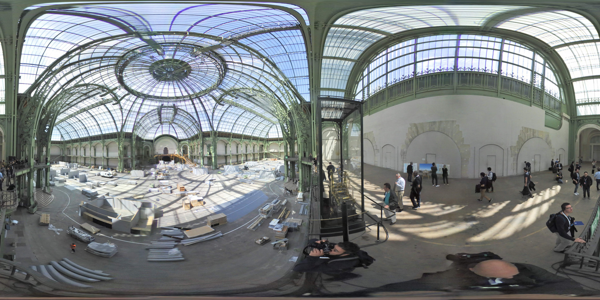 The Grand Palais is shown off during the IOC's visit in May 2017 to inspect the plans of Paris 2024 ©Getty Images
