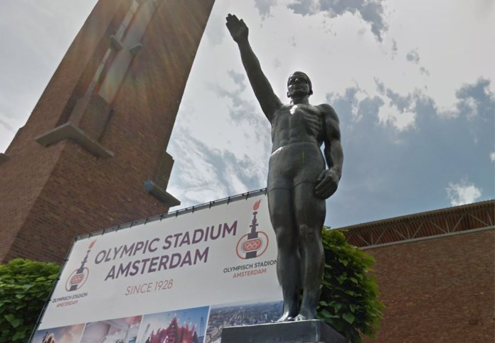 Heritage group lose court battle to get statue doing fascist salute restored to outside Amsterdam Olympic Stadium