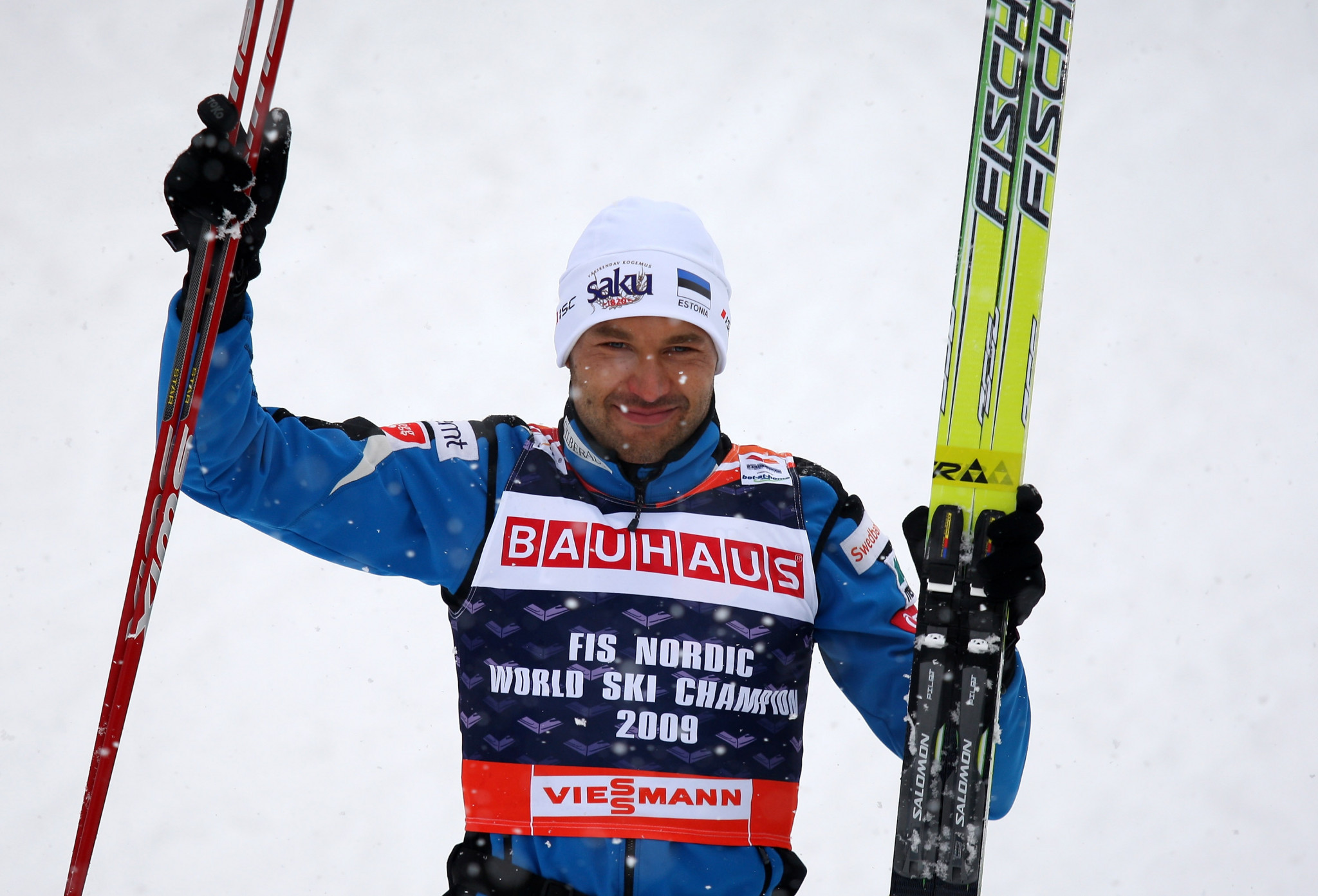 Andrus Veerpalu is a two-time Olympic and world champion in cross-country skiing ©Getty Images