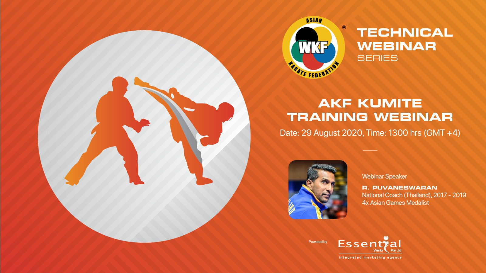 The Asian Karate Federation will conclude its Technical Webinar Series on August 29 ©AKF