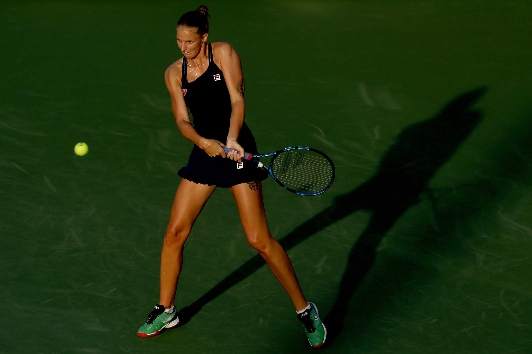 Women's top seed Karolina Pliskova suffered a surprise defeat in her first match at the Cincinnati Masters ©Getty Images