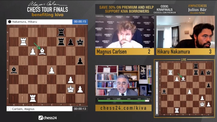 Magnus Carlsen Chess Tour Finals: Nakamura Wins 1st Set 