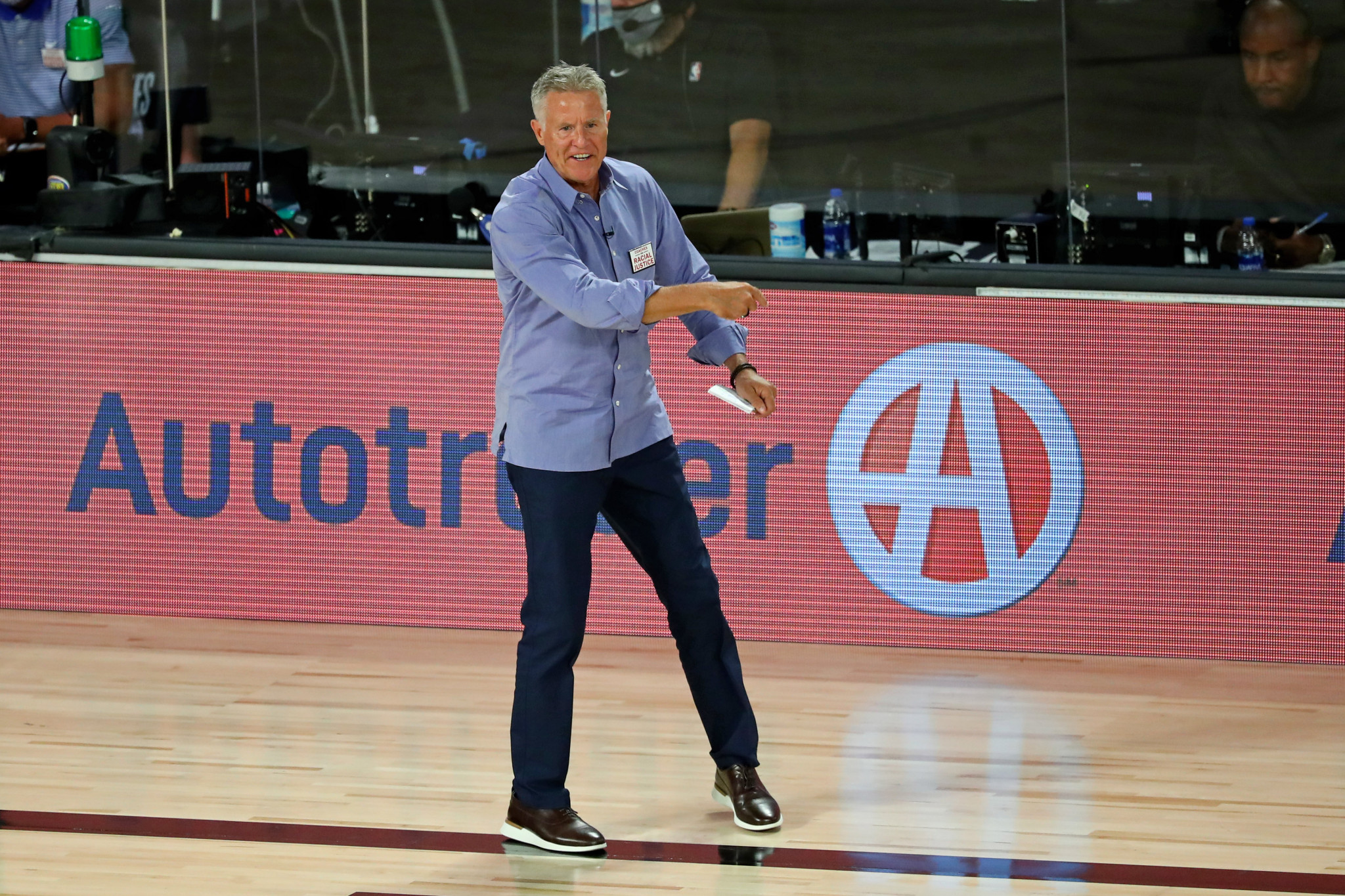 Brett Brown was sacked by the Philadelphia 76ers after being beaten in the NBA playoffs first round ©Getty Images