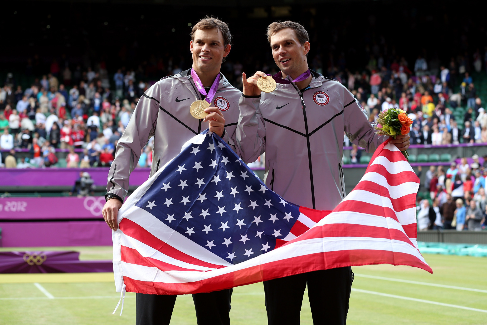 Bob and Mike Bryan earned gold at the London 2012 Olympic Games ©Getty Images
