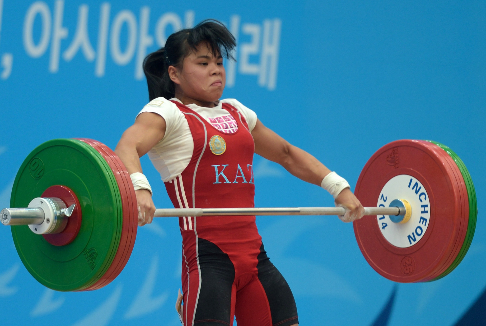 Kazakhstan's Zulfiya Chinshanlo is among the lifters expected to compete ©Getty Images