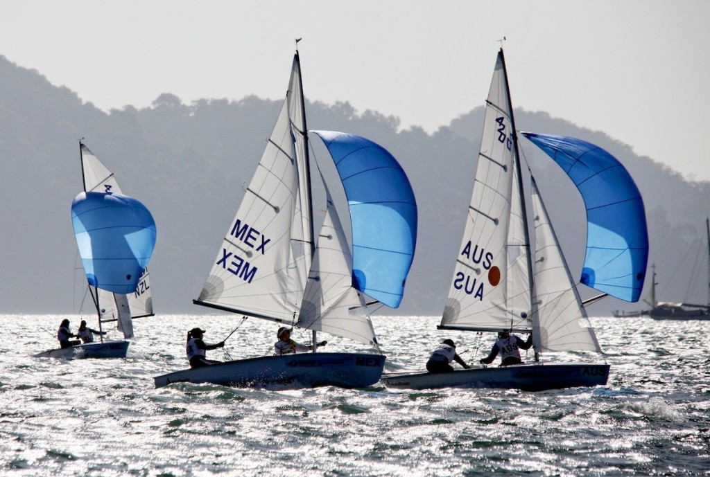 Young builds commanding lead in Laser Radial class at Youth Sailing World Championships