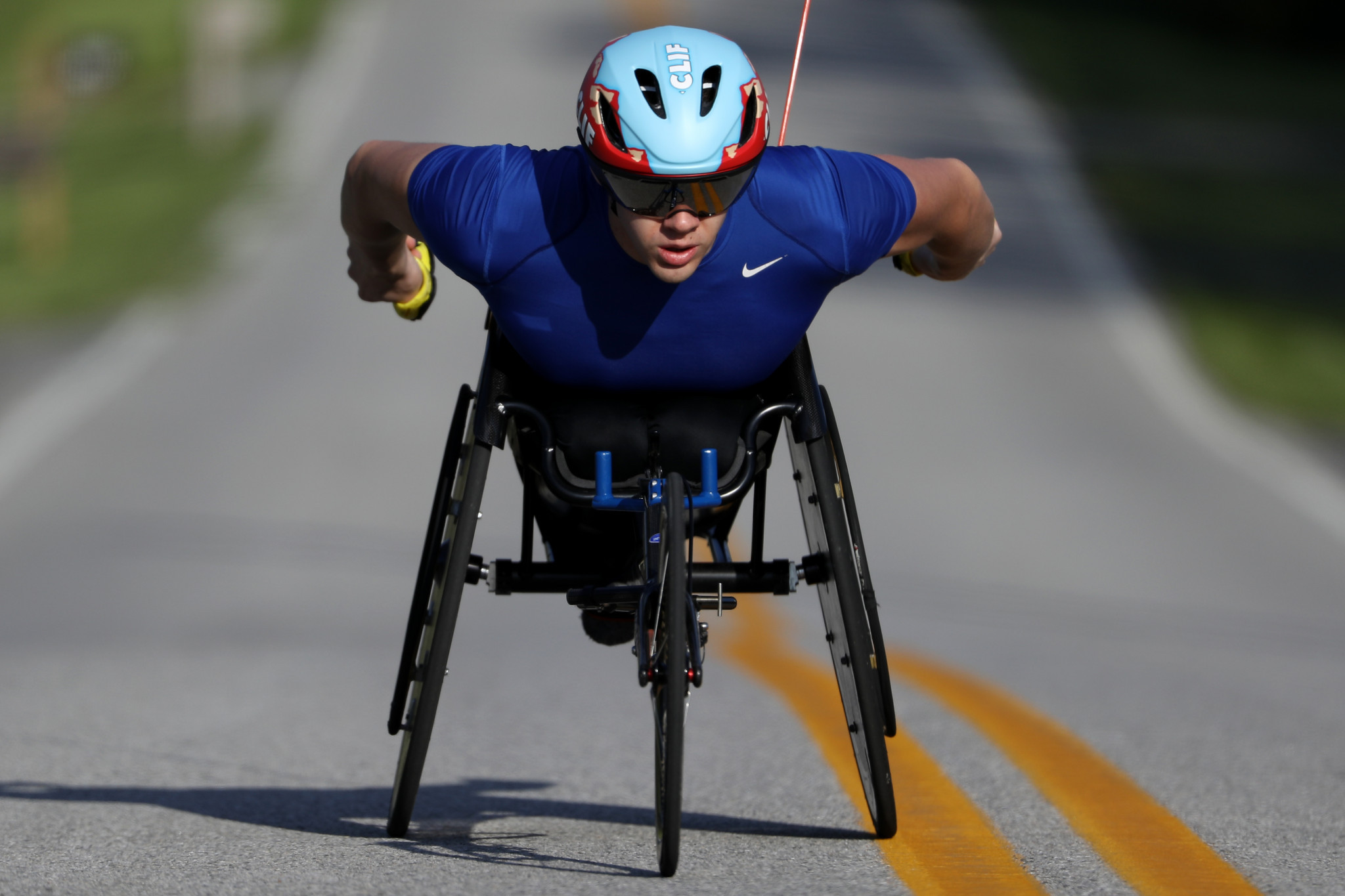 American Daniel Romanchuk will aim to continue his domination in men's wheelchair racing at the London Marathon ©Getty Images