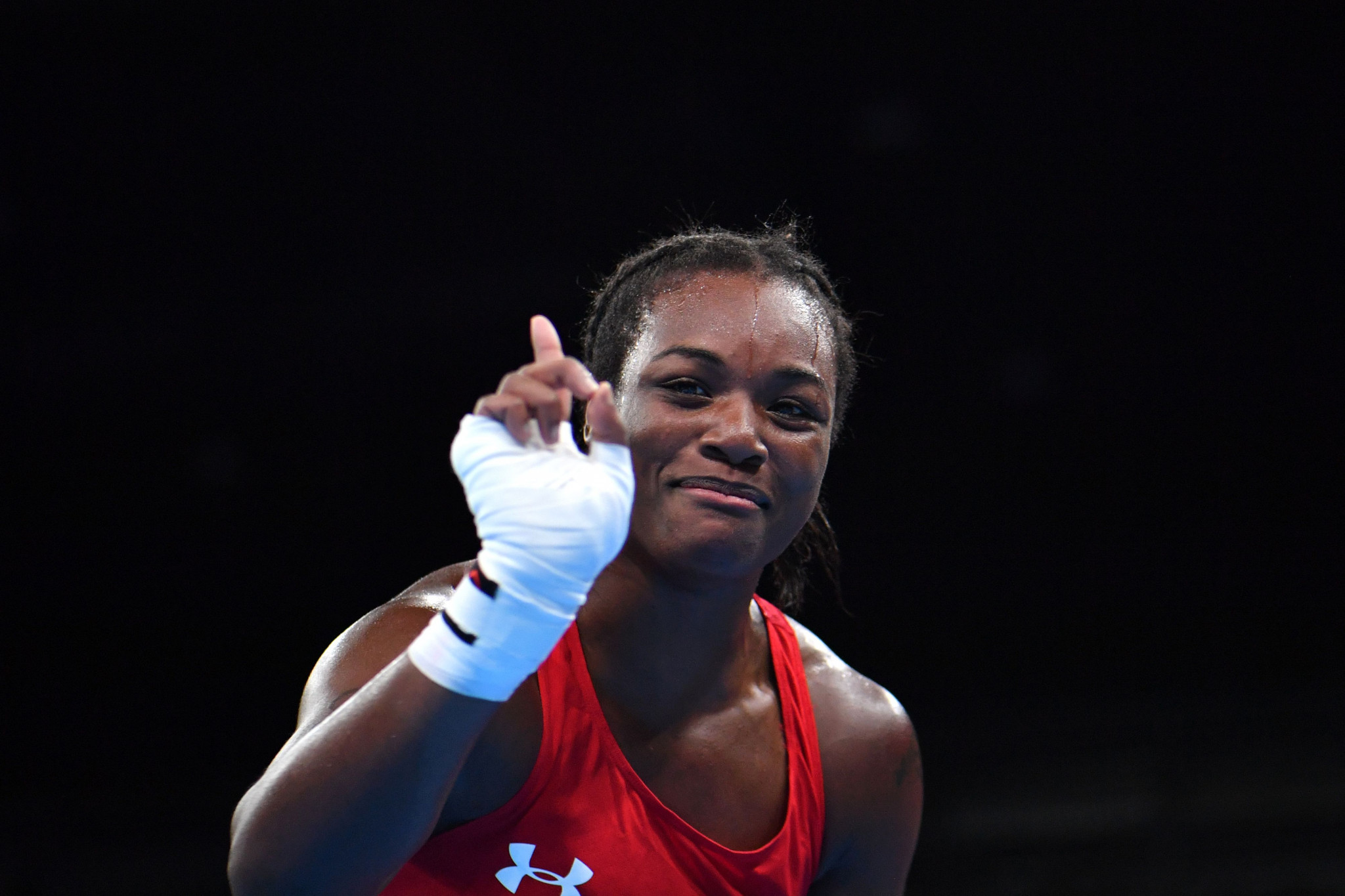 Claressa Shields overcame Yaroslav Yakushina in the quarter-finals at Rio 2016 ©Getty Images