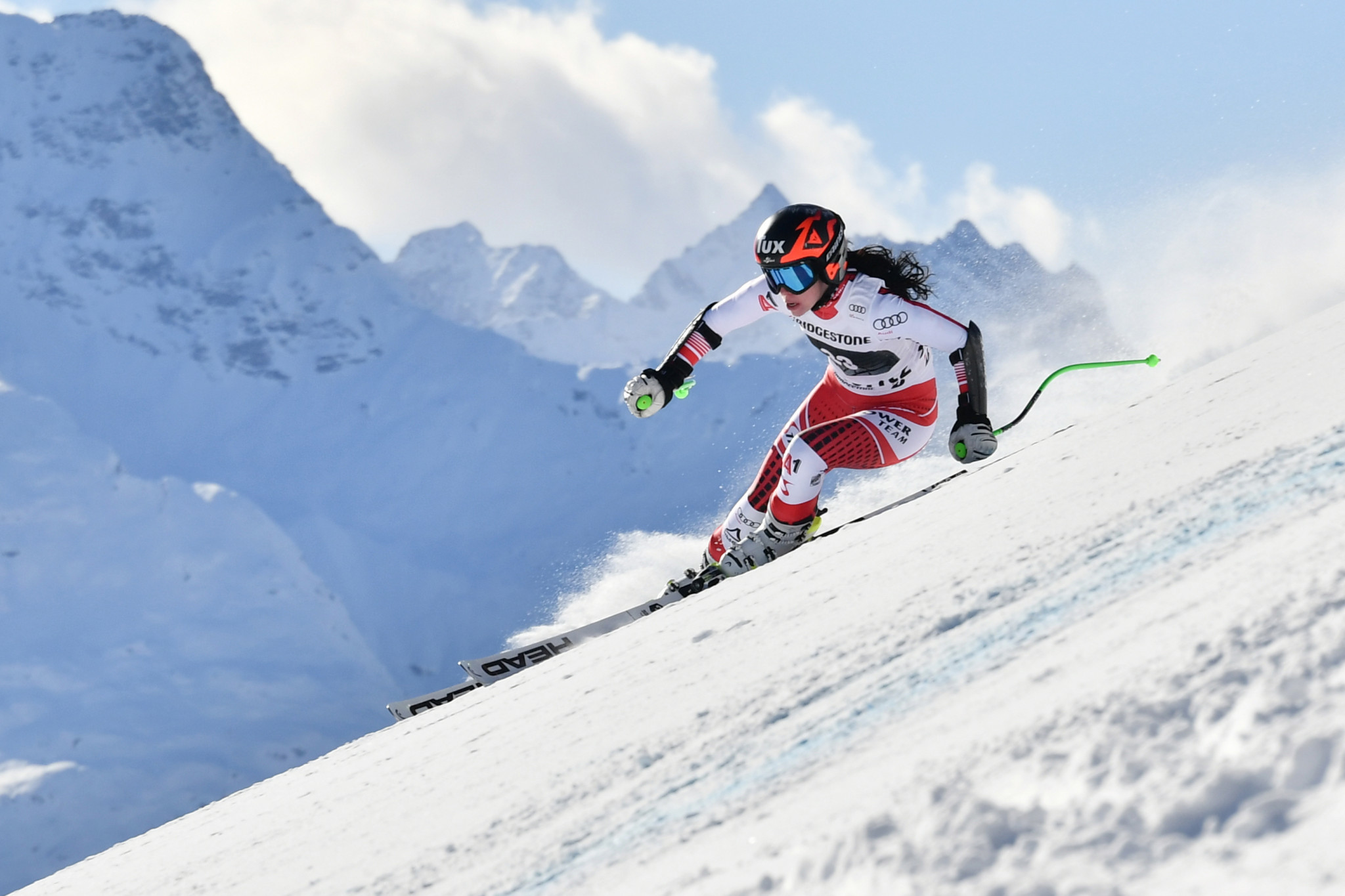 Austria's Brunner returns to snow training 12 months after tearing ACL