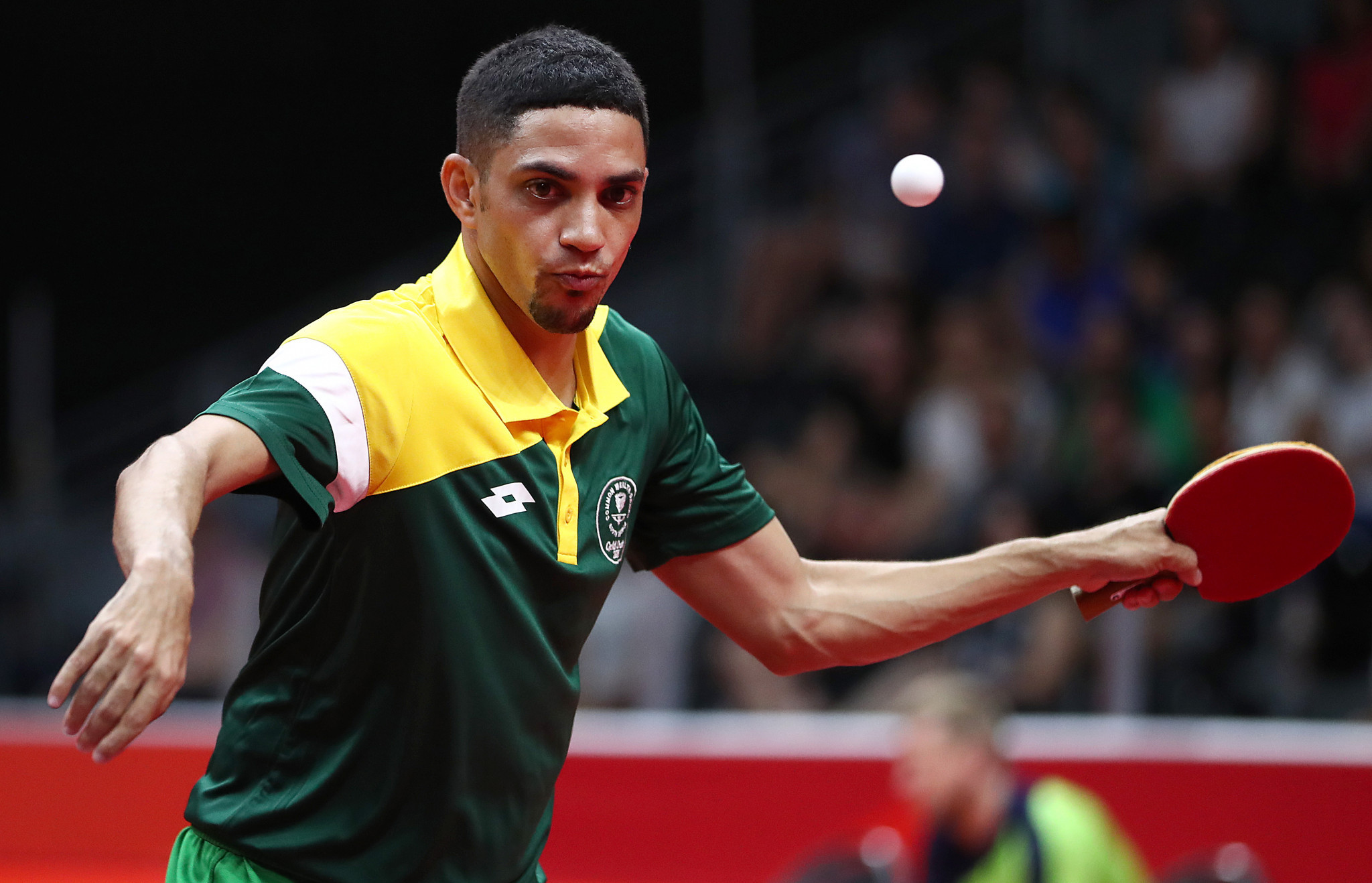 South Africa's Theo Cogill in action as Durban bids to host the 2023 World Table Tennis Championships ©Getty Images