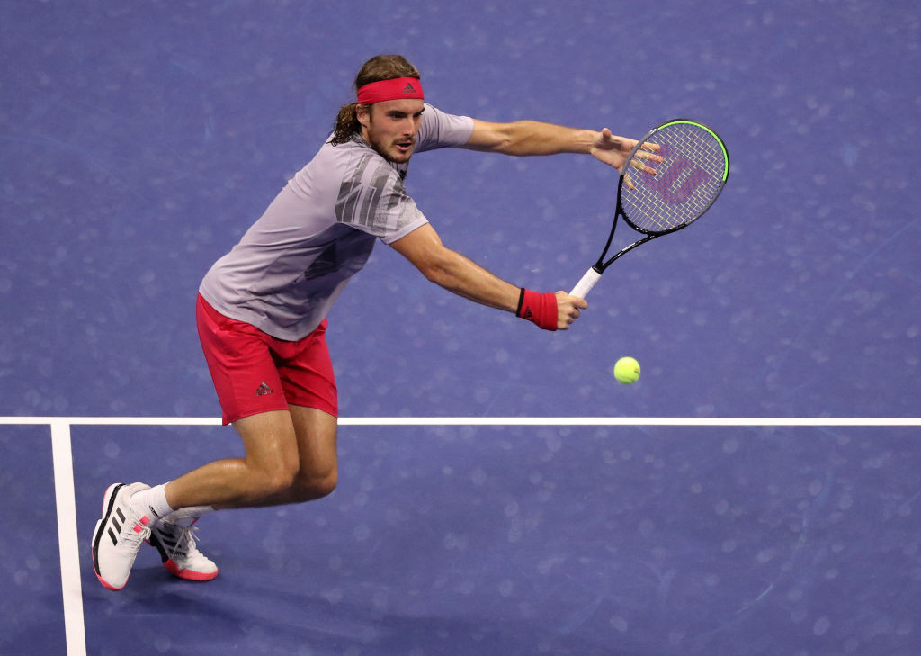 Fourth seed Stefanos Tsitsipas beat American Maxime Cressy to reach the third round of the men's draw ©Getty Images