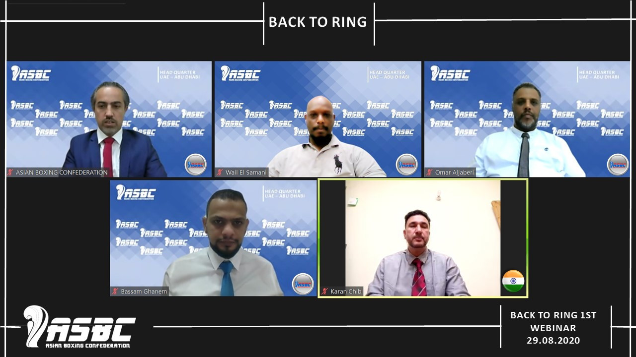 ASBC hosted its Back to Ring webinar, led by Karanjeet Singh ©ASBC