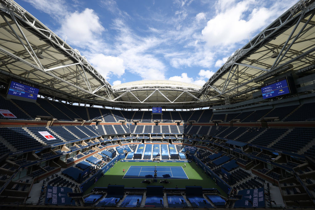 The behind-closed-doors US Open began at Flushing Meadows in New York this week ©Getty Images