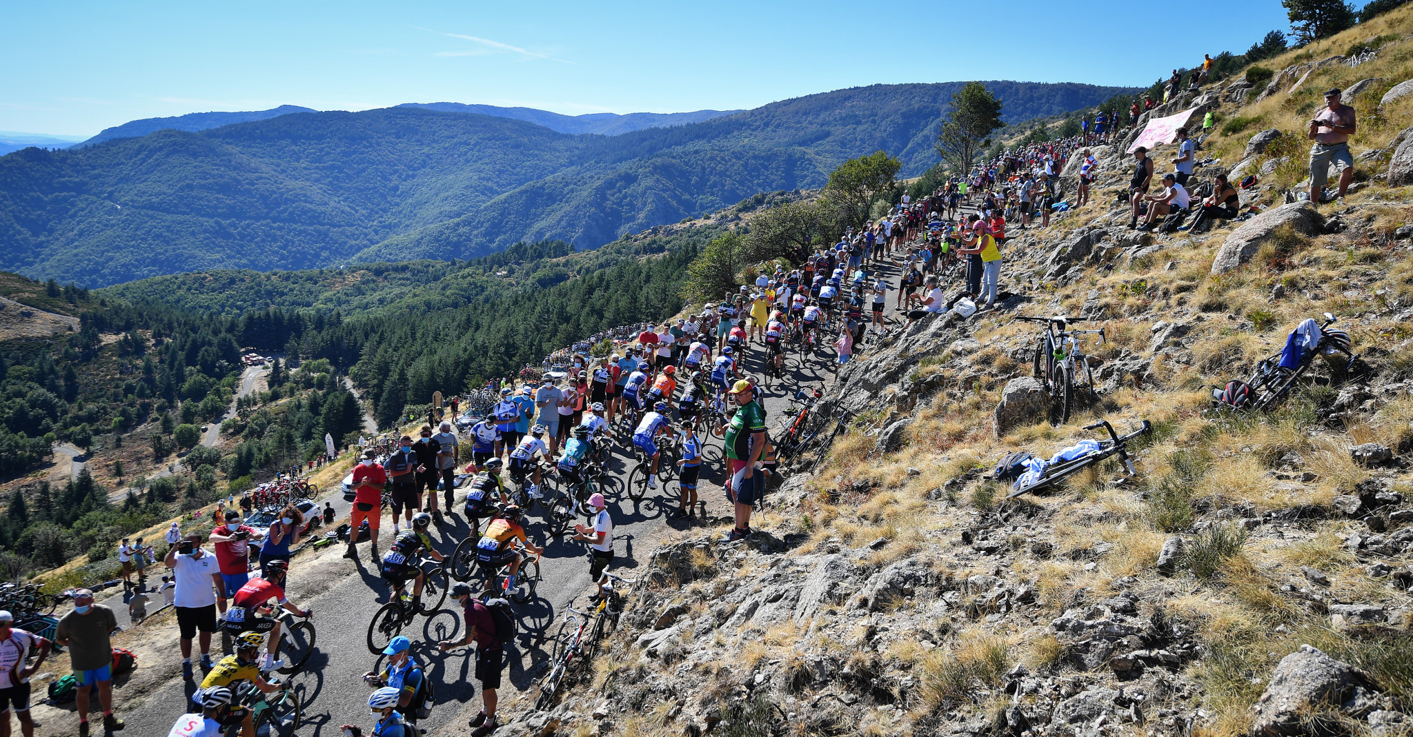 The sixth stage took the peloton from Le Teil to Mont Aigoual ©Getty Images