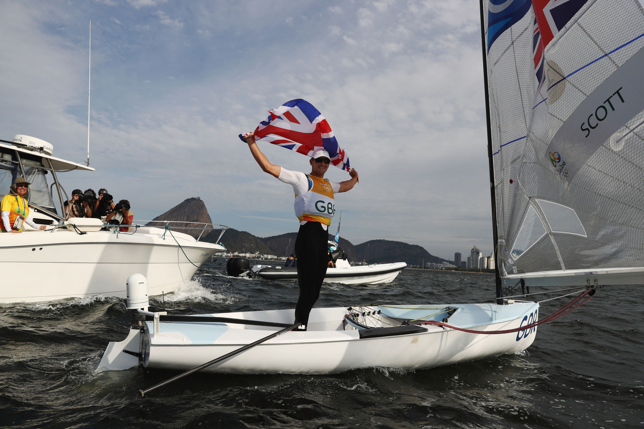 Giles Scott, who won gold at the 2016 Olympic Games in Rio, has work to do to retain the Finn European Championships ©Getty Images