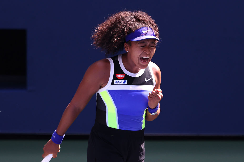 Naomi Osaka survived a scare as she reached the fourth round ©Getty Images
