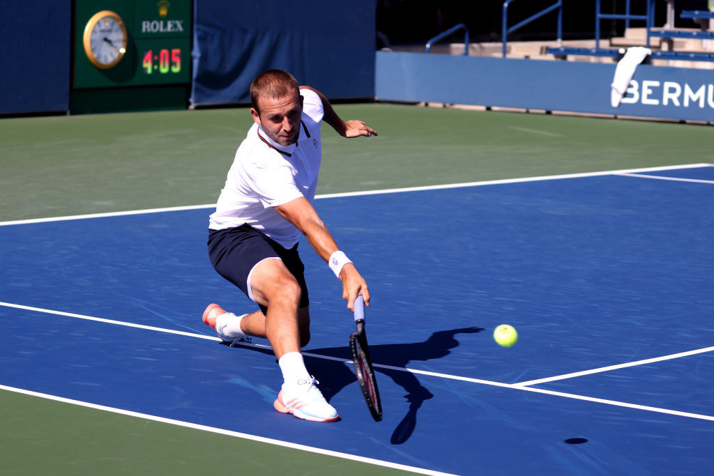 There are no British players left in the singles draw after Dan Evans was beaten by Corentin Moutet of France ©Getty Images
