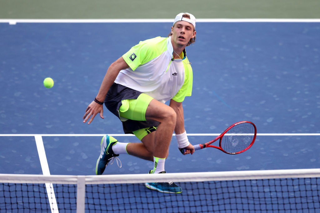 The match between Denis Shapovalov of Canada and American Taylor Fritz went the distance ©Getty Images