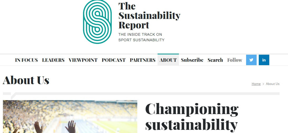 The Sustainability Report was launched at the end of June and provides intelligence and insight to sports organisations on sustainability ©The Sustainability Report