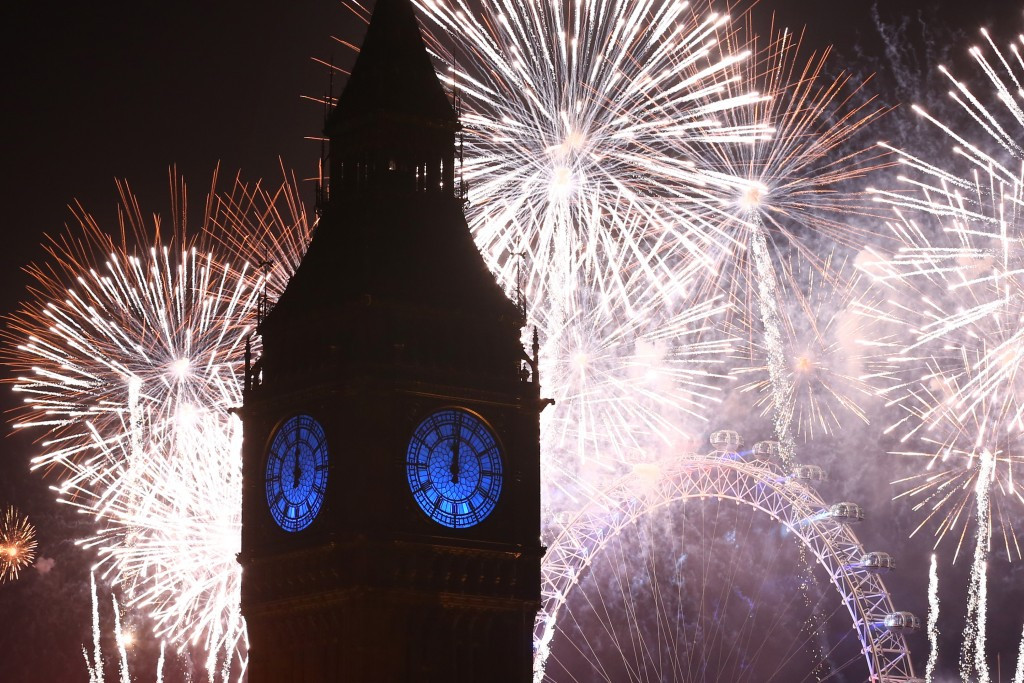 London, the last city to host the Summer Olympics and Paralympics, put on another spectacular show to see in the New Year  ©Getty Images