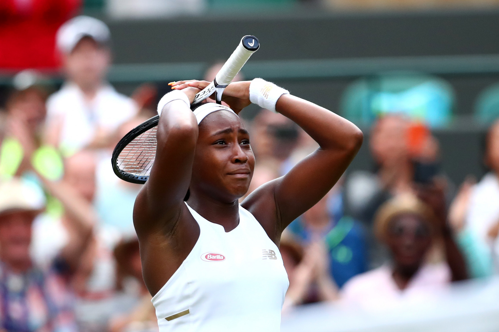 Coco Gauff hit the headlines at Wimbledon last year following her victory over Venus Williams ©Getty Images