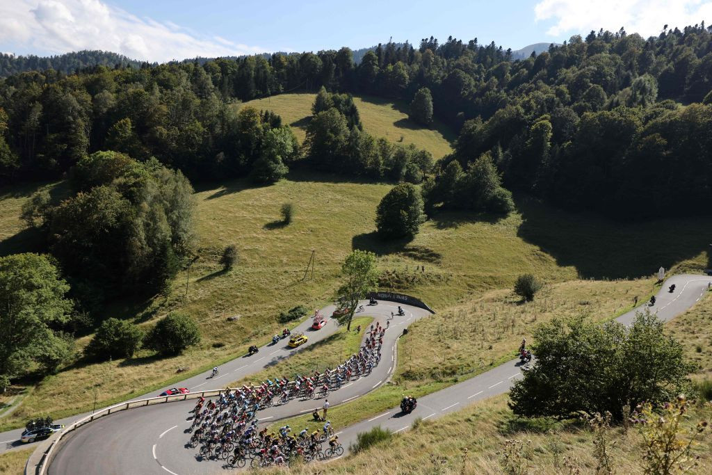 The riders tackled a 141km stage from Cazères to Loudenvielle ©Getty Images