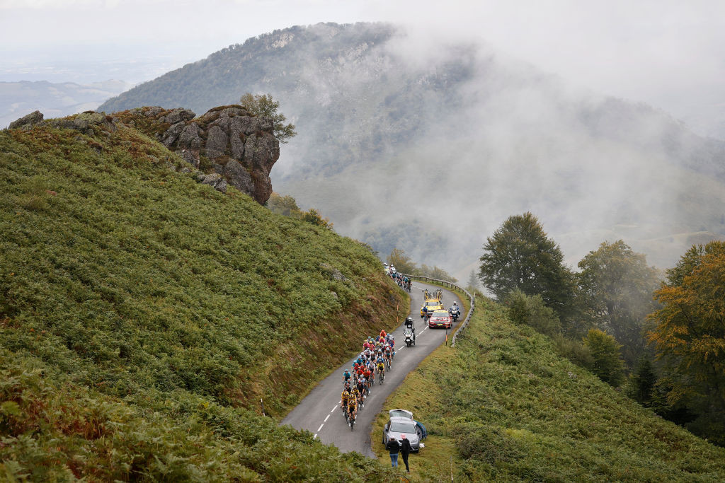 The riders tackled another gruelling stage in the Pyrenees ©Getty Images