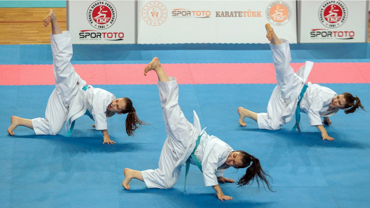 Turkey hosted its kata competition with 1,800 participants ©WKF