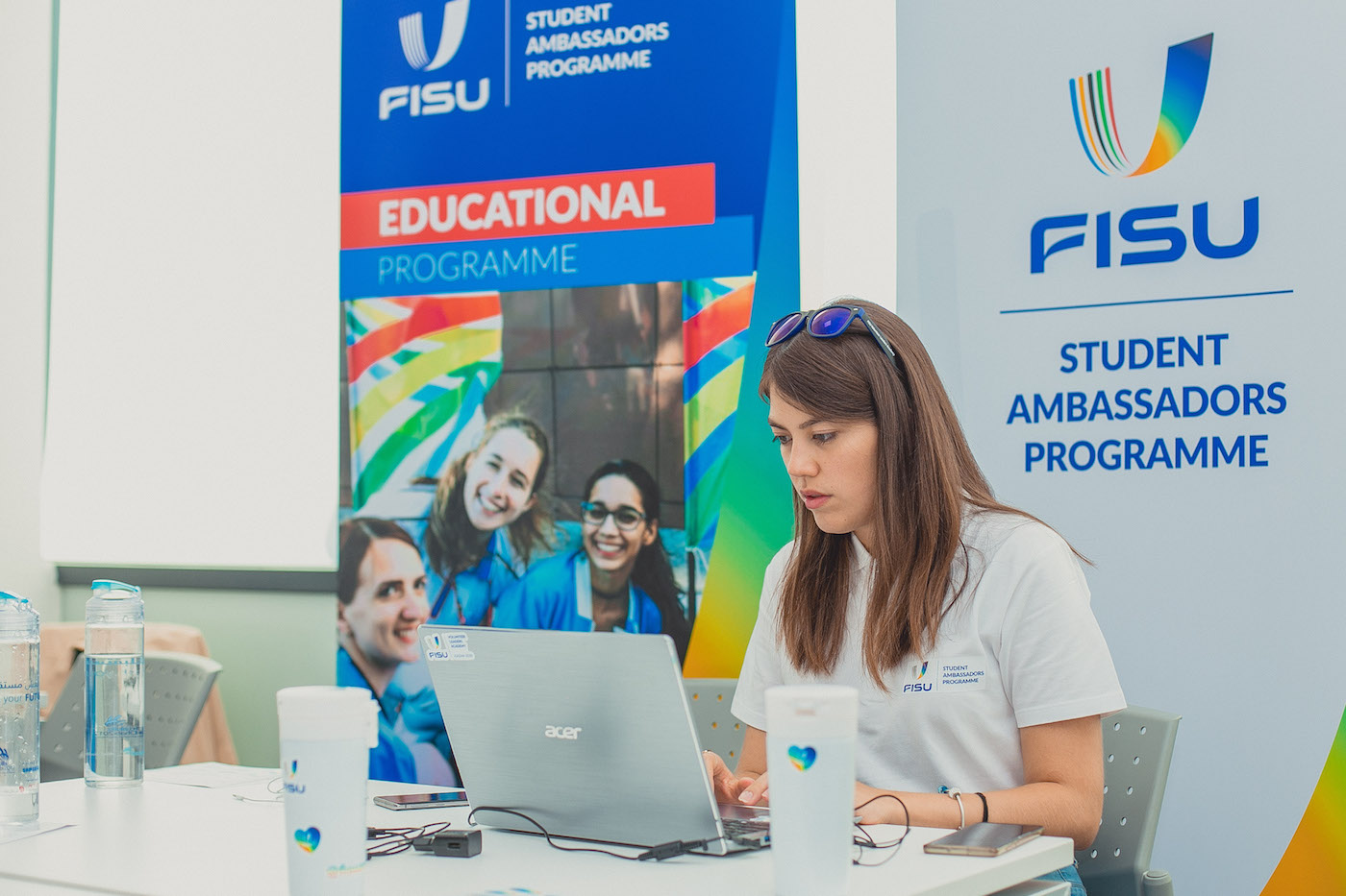 The second part of the Volunteer Leaders Academy was held online ©FISU