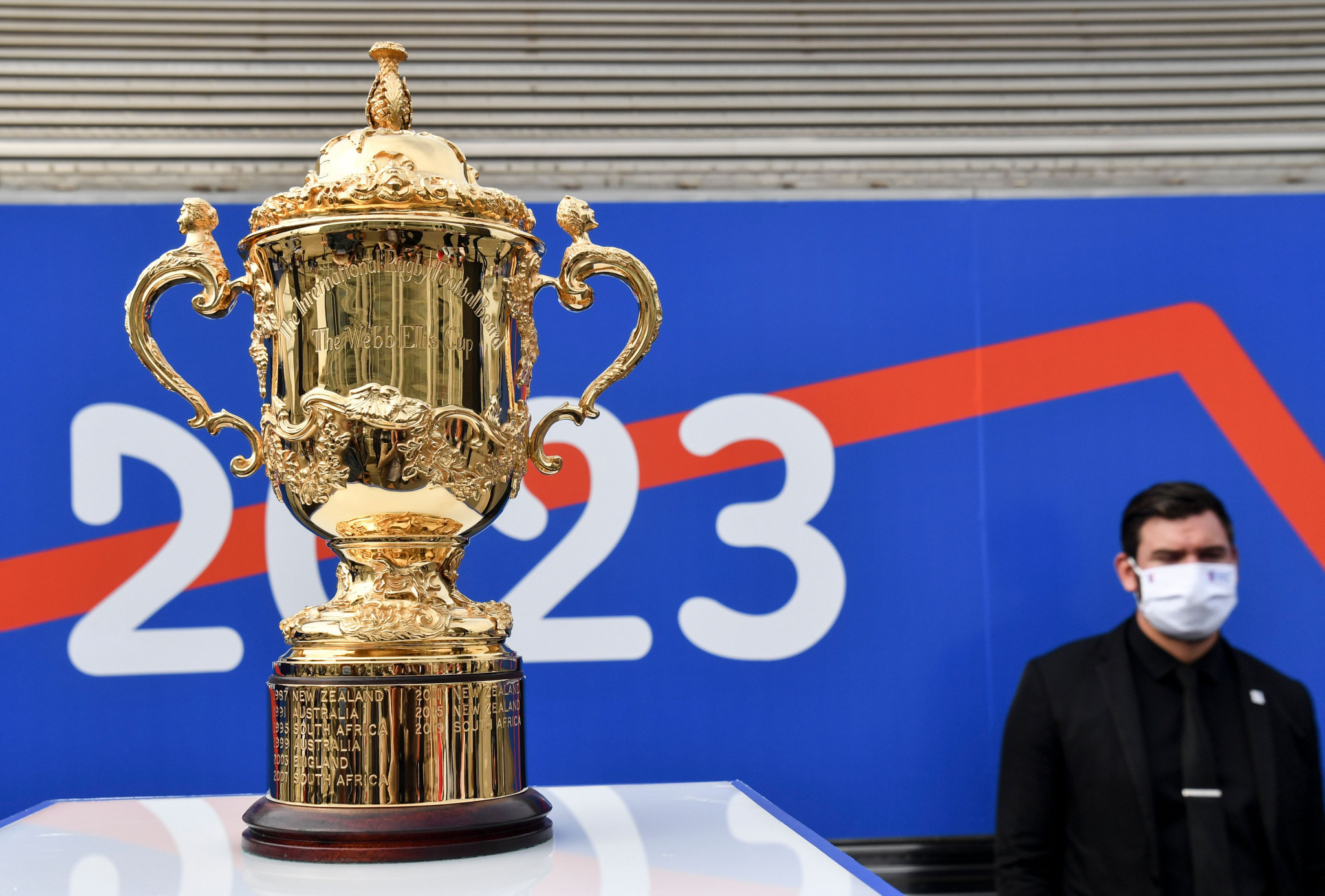 The France 2023 Organising Committee celebrated three years to go until the Rugby World Cup at an event in Paris ©Getty Images