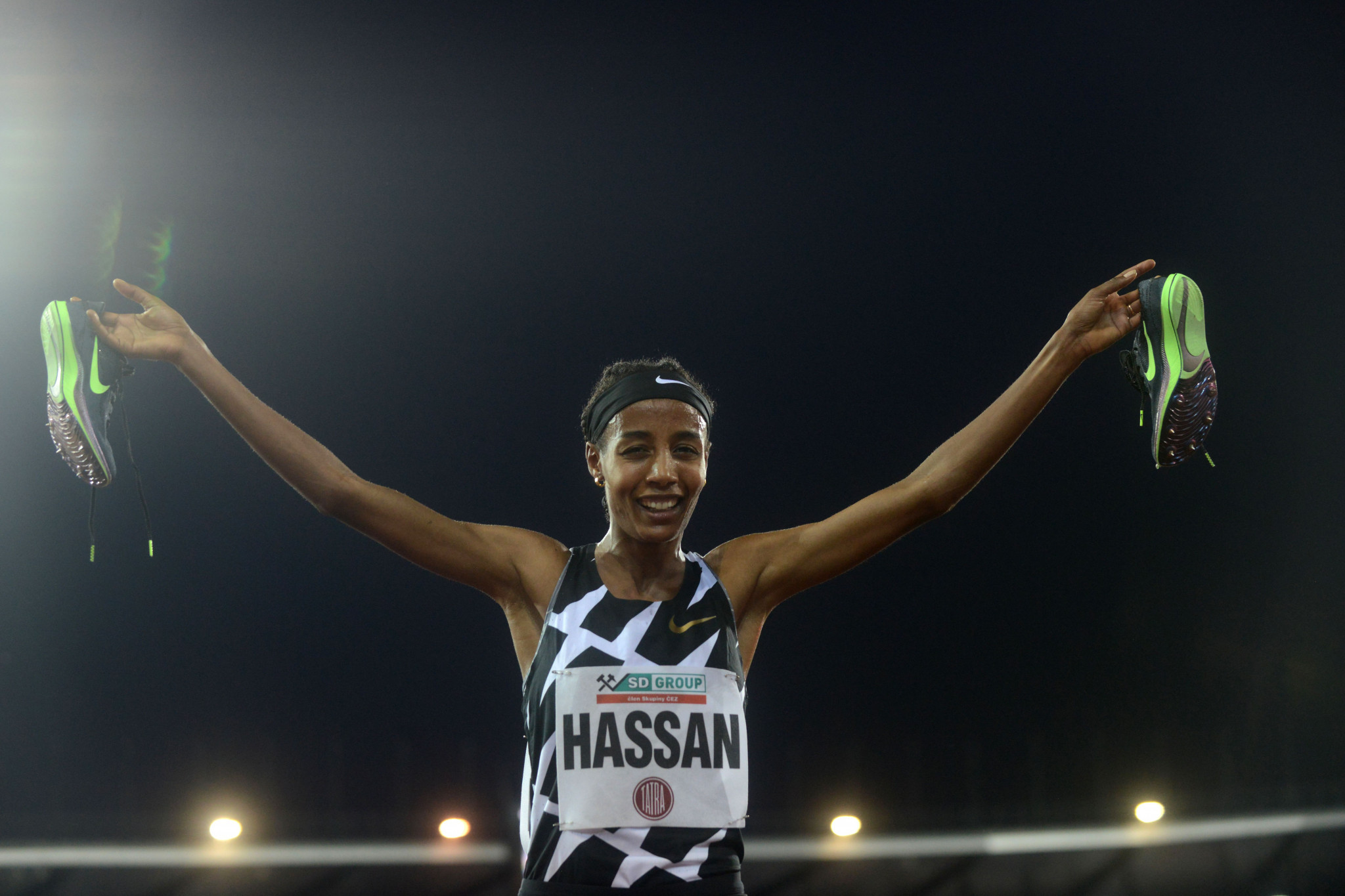 Sifan Hassan ran a season's best in the women's 5000m ©Getty Images