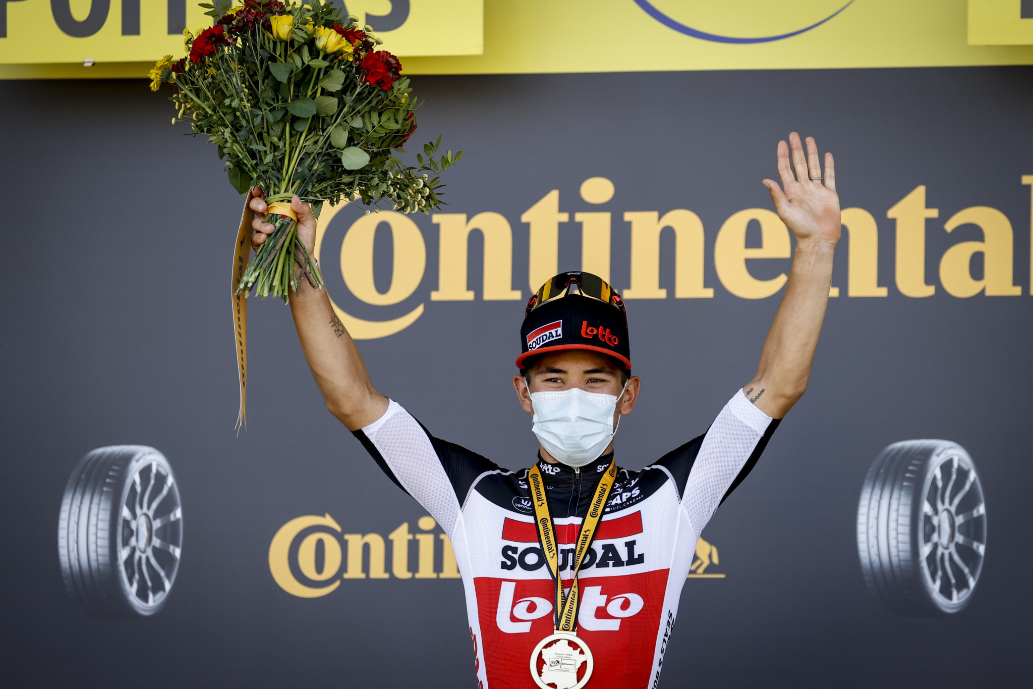 Caleb Ewan won his second stage of the 2020 Tour de France ©Getty Images