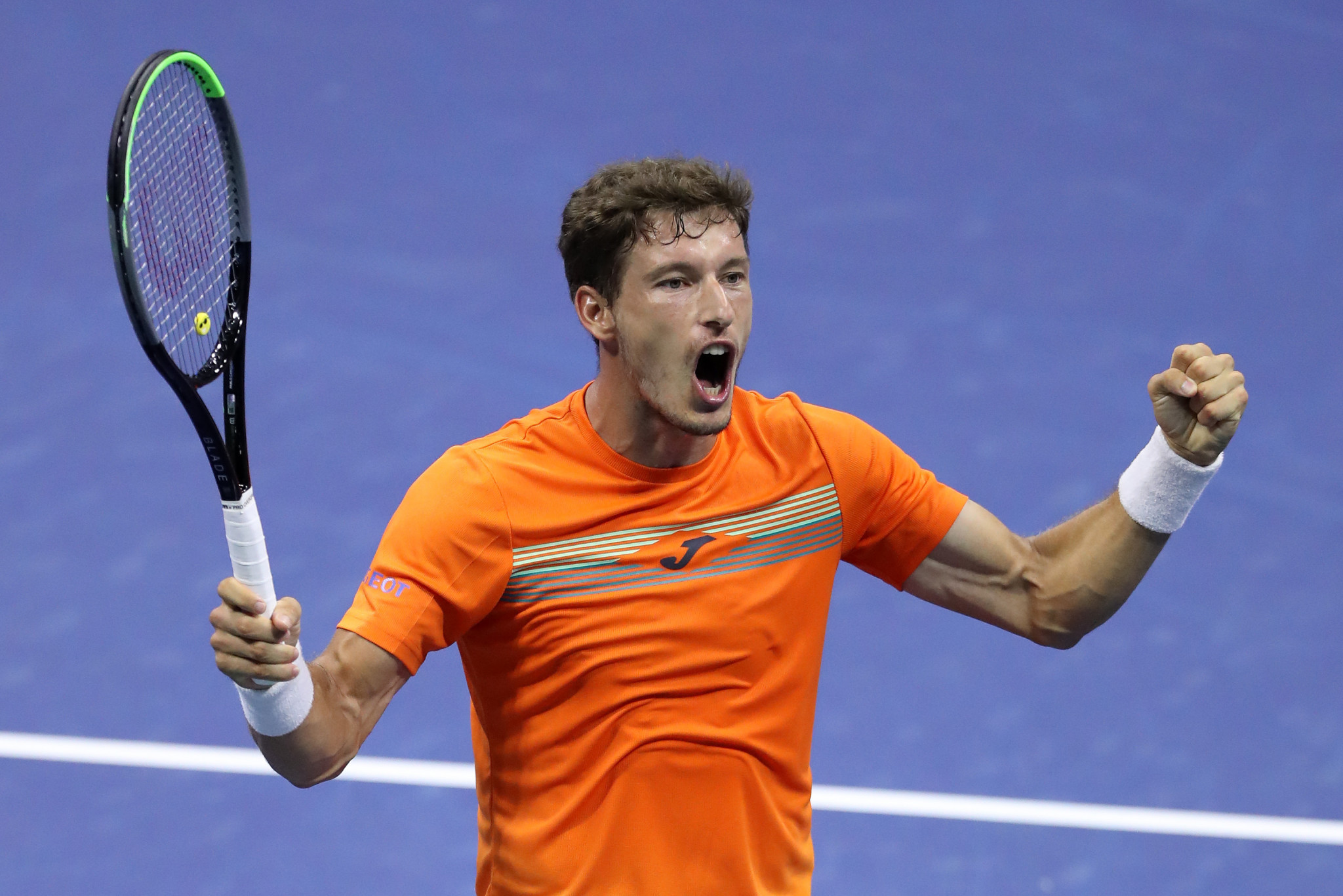 Spain's Pablo Carreno Busta reached the last four after an epic five set victory against Canada's Denis Shapovalov ©Getty Images
