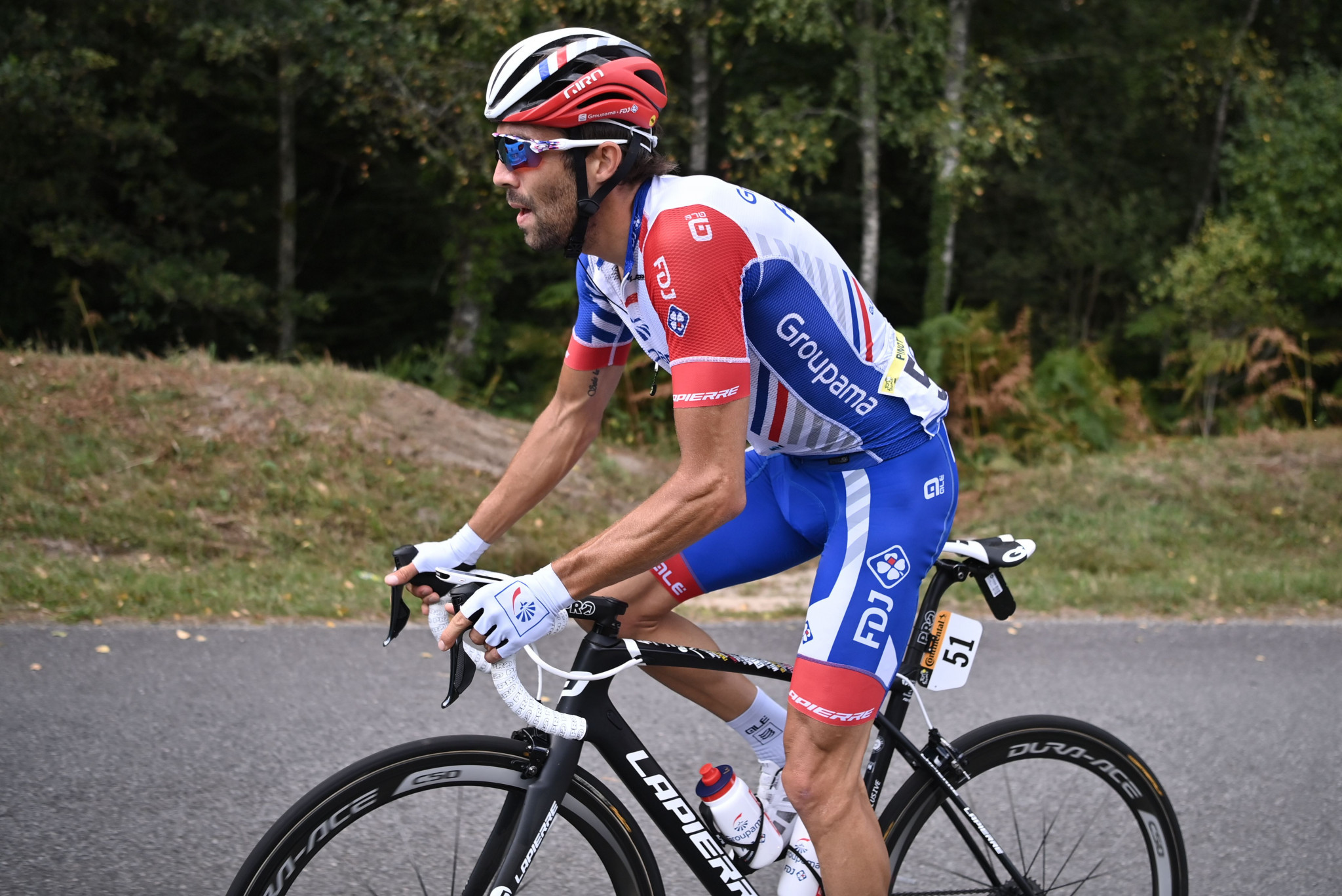 France's Thibaut Pinot could not make up time in the general classification as the yellow jersey looks out of reach ©Getty Images