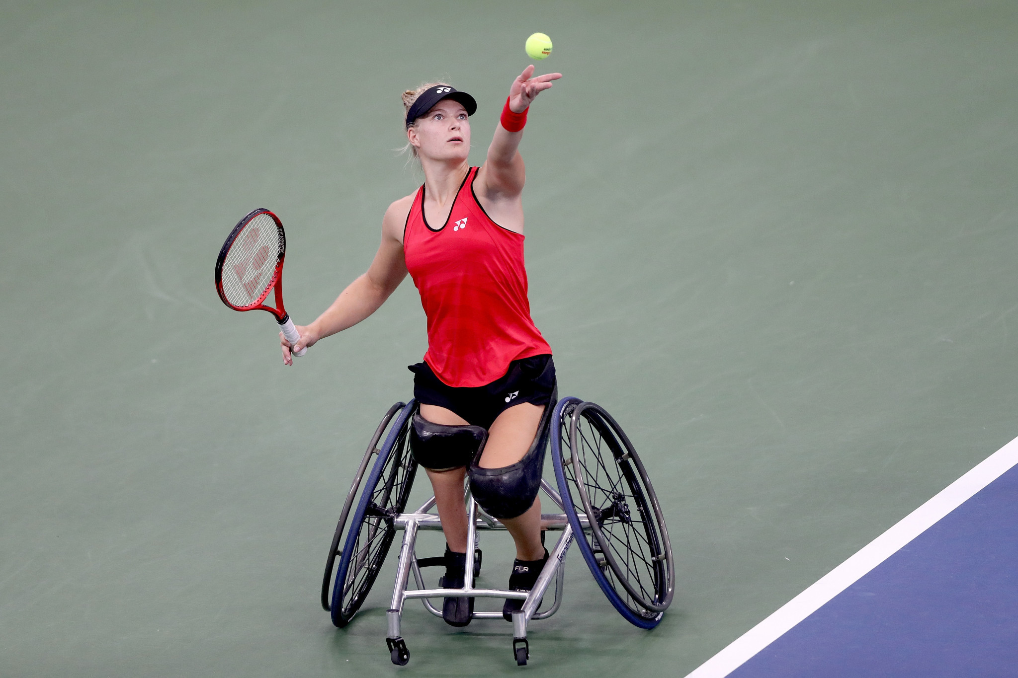 The Netherlands' Diede de Groot won singles titles of all four majors as well as the Tokyo 2020 Paralympic Games ©Getty Images