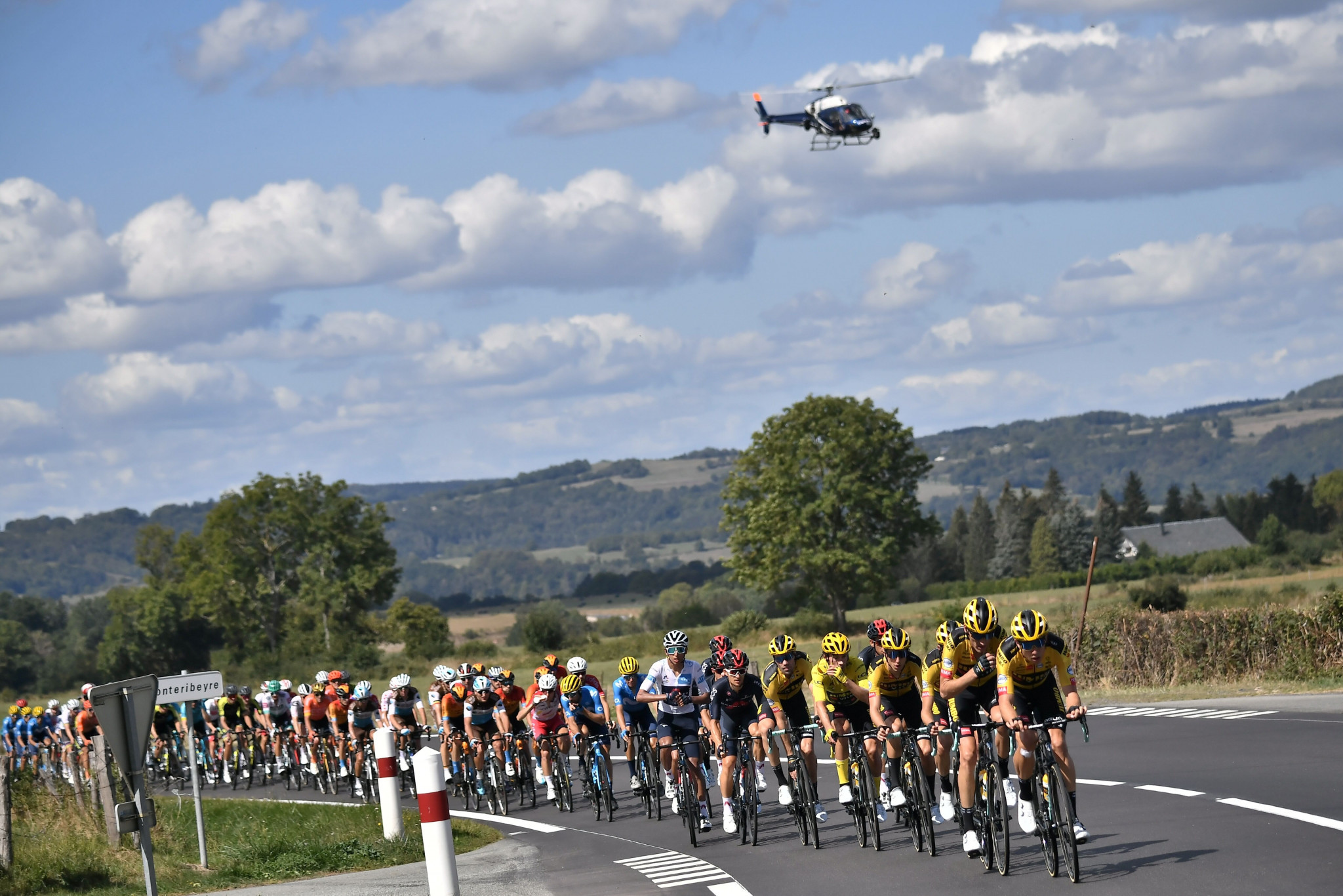 The 13th stage took riders from Châtel-Guyon to Puy Mary ©Getty Images