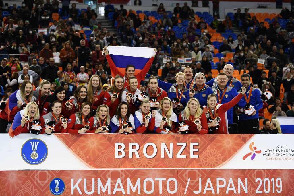 Russia claimed bronze at the 2019 Women's Handball World Championship in Japan ©Getty Images
