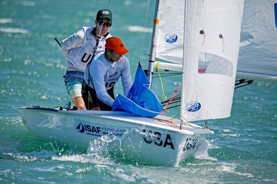Will Logue and Bram Brakman wrapped up gold for the United States in the boy's 470