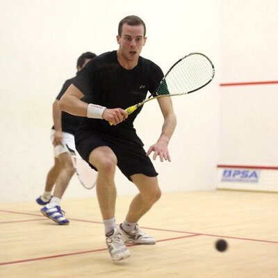 Campbell Grayson has retired from squash at the age of 34 ©Twitter