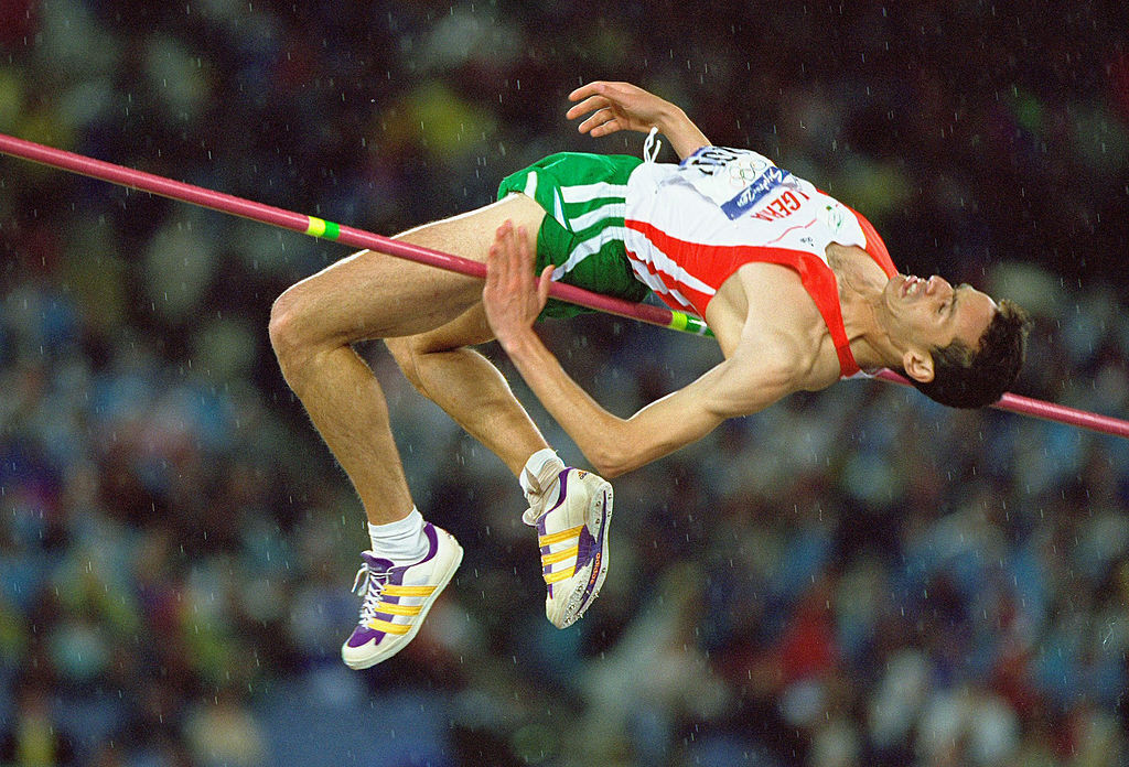 Abderrahmane Hammad won the bronze medal in the high jump at the Sydney 2000 Olympics ©Getty Images