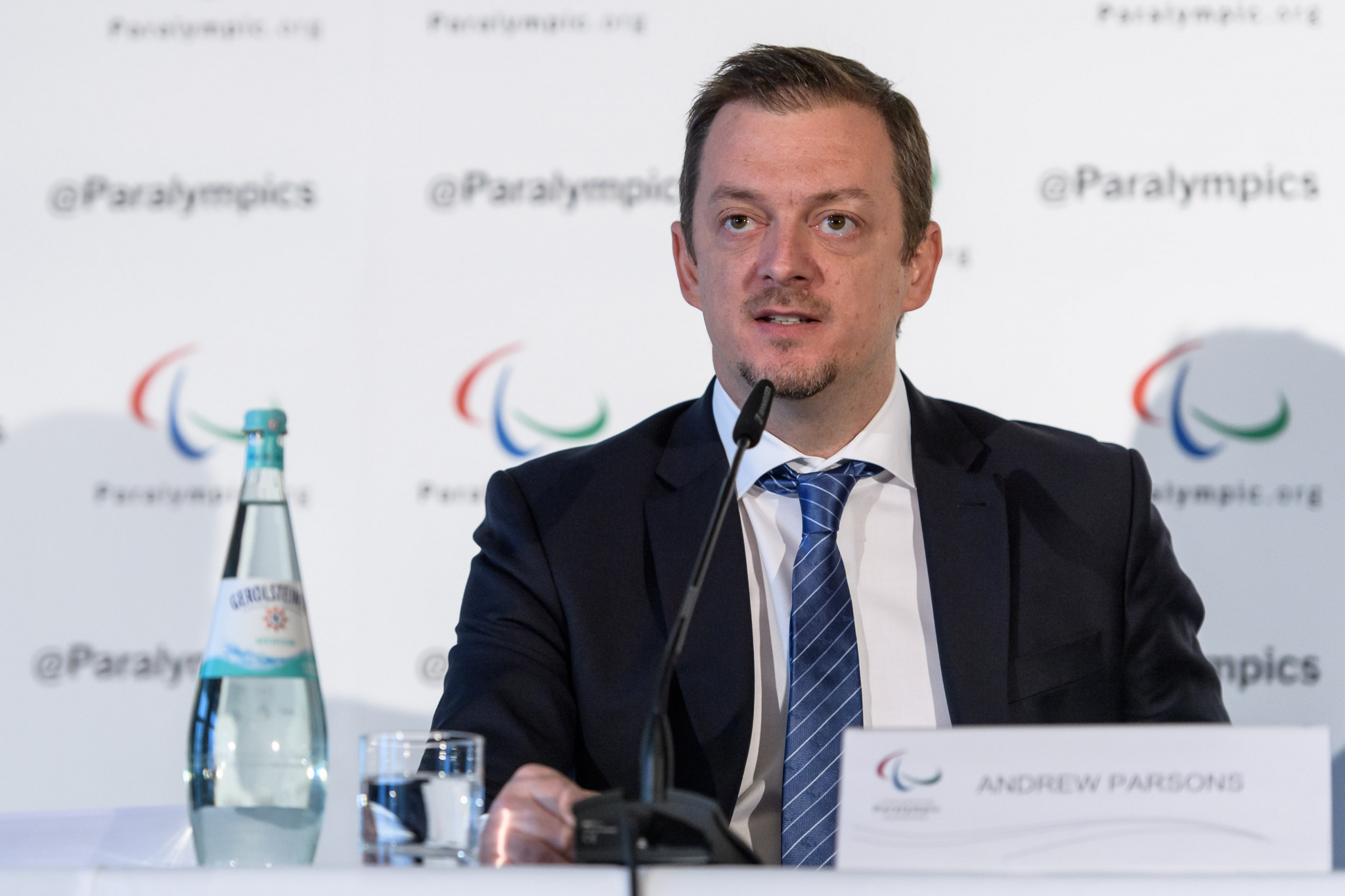 IPC President Andrew Parsons congratulated athletes for attending the APC Athletes' Forum ©Getty Images