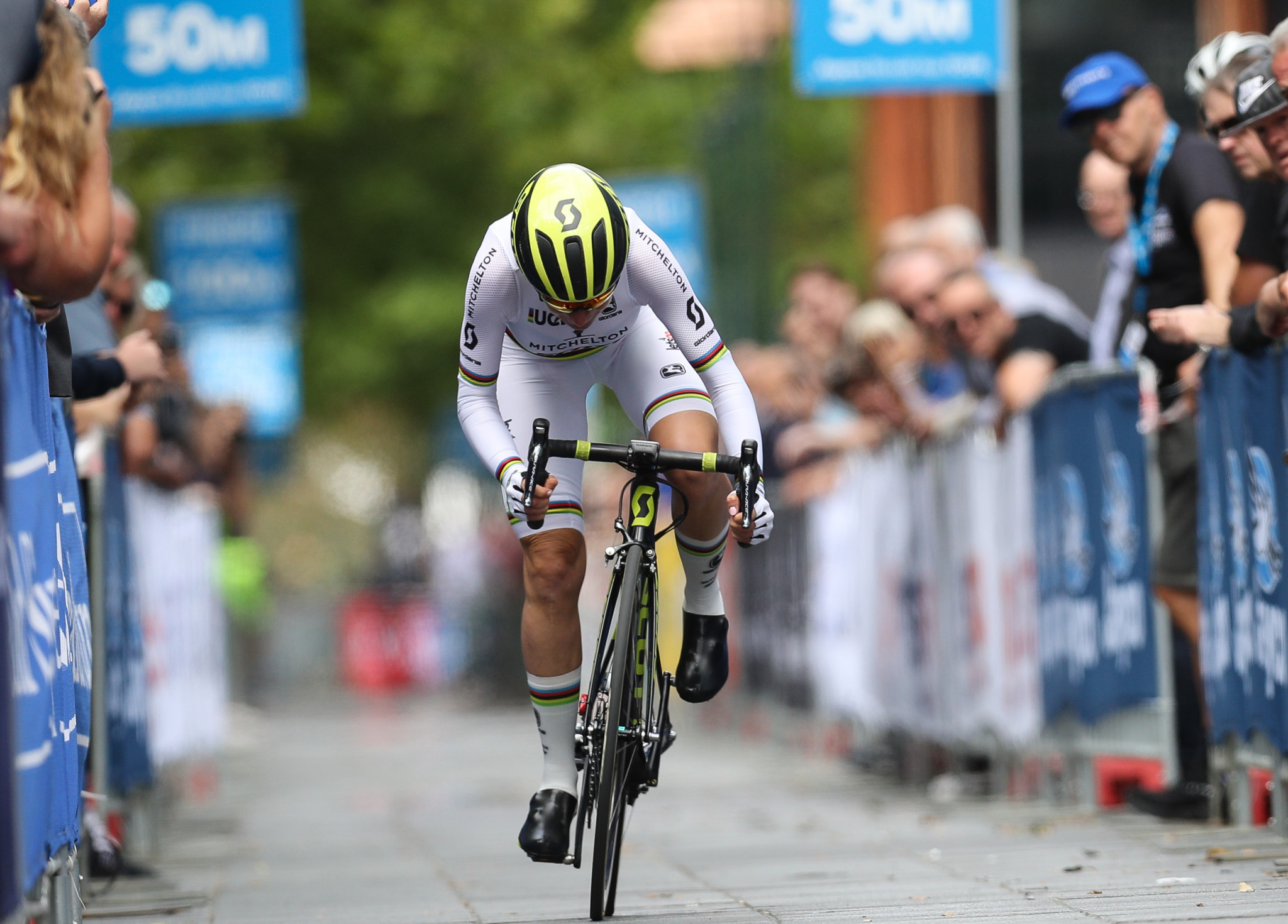 Annemiek van Vleuten maintained her overall lead of the Giro Rosa ©Getty Images