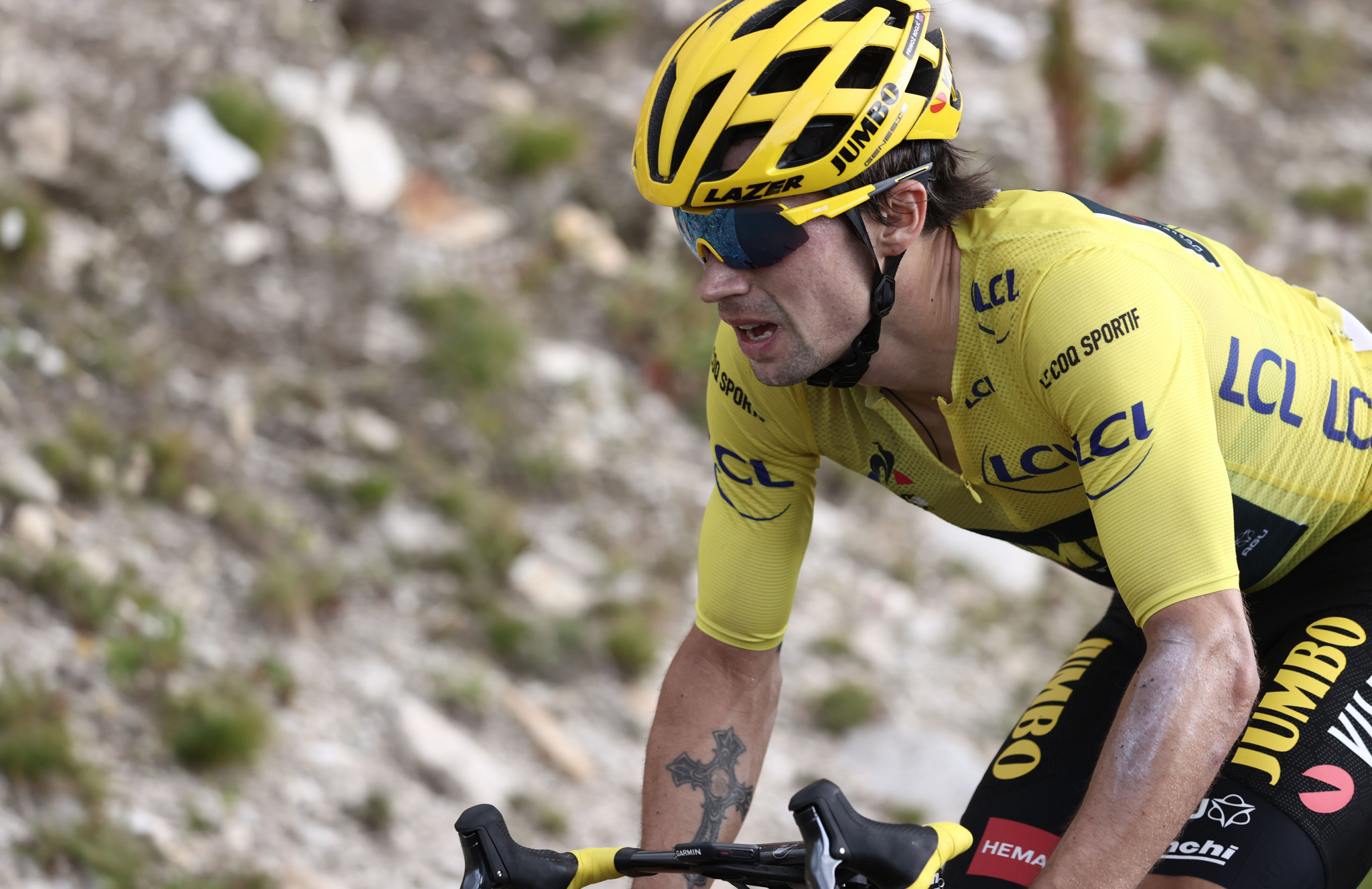 Primož Roglič has extended his Tour de France lead ©Getty Images