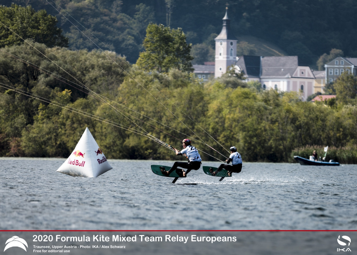German and British pairs make perfect start at Formula Kite Mixed Team Relay European Championship