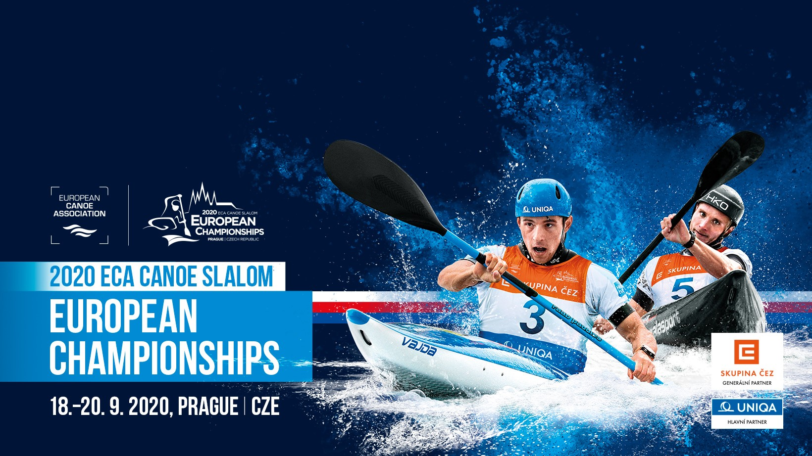 The European Canoe Slalom Championships will begin tomorrow ©ECA