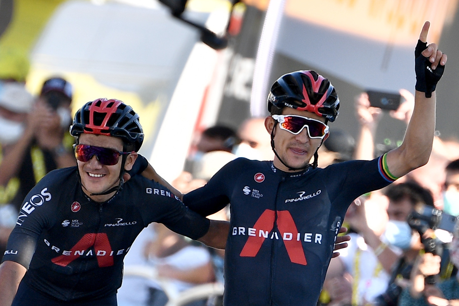 Ineos Grenadiers duo earn stage 18 win and mountains jersey