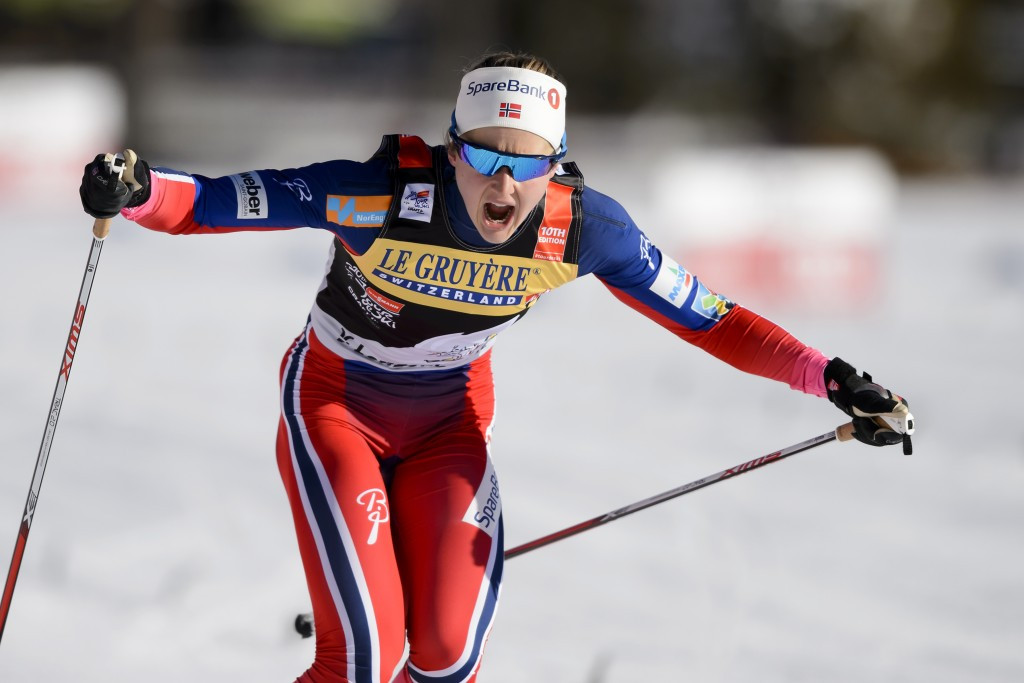 Østberg overhauls Johaug in stage three of Tour de Ski to take overall lead