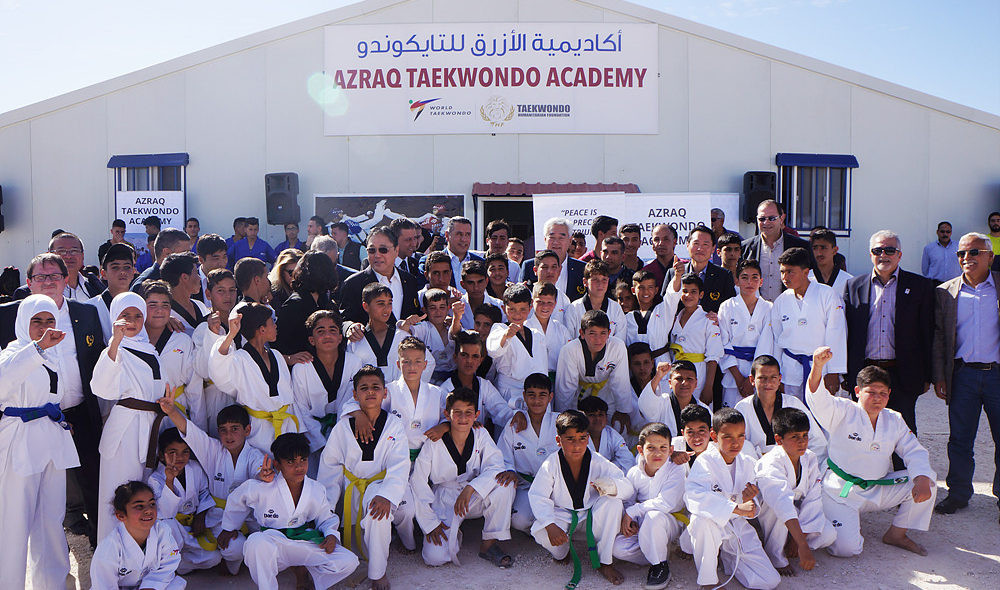 Chungwon Choue discussed the Taekwondo Humanitarian Foundation's efforts to support refugees ©World Taekwondo