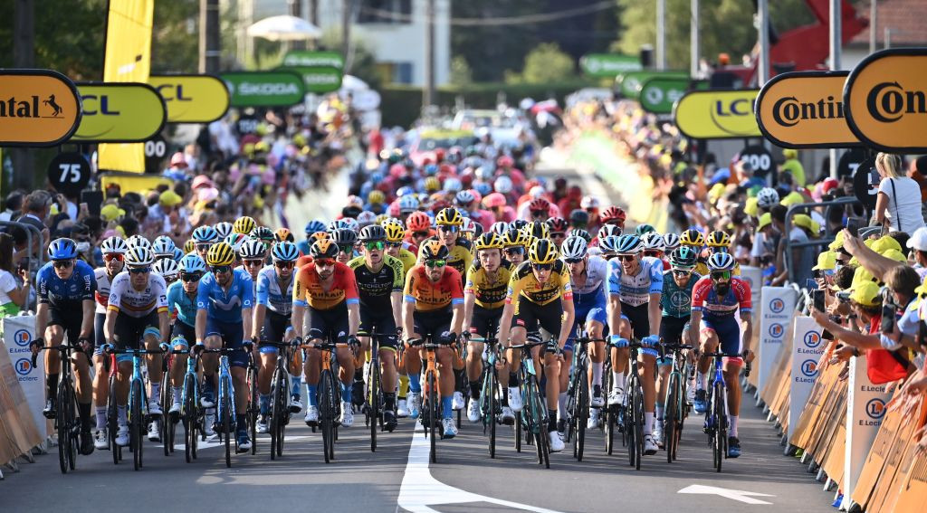 The peloton is nearing the end of a gruelling Tour ©Getty Images