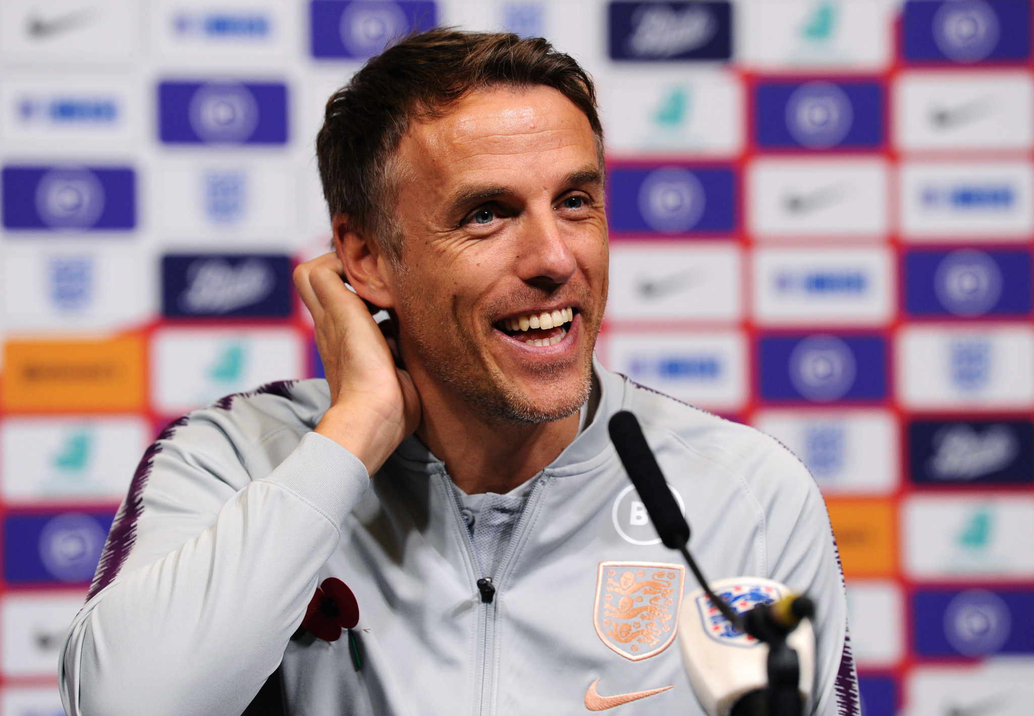 England manager Phil Neville revealed it is "still a massive ambition" of his to lead the British women's football team at Tokyo 2020 ©Getty Images